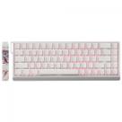 Teclado Magnético Gamer Madlions MAD68HE, RGB, Switch Magnetic Amber Pro, ANSI, Branco