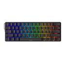 Teclado magnetico gamer monsgeek fun60 pro rgb 8k switch glare linear akko preto