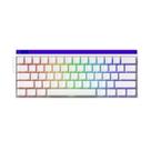 Teclado Magnético Gamer Veekos Shine60 HE SP ARGB Branco