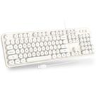 Teclado: Máquina de escrever retrô com fio USB Atelus para PC Windows