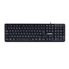 Teclado Maxprint TE2001 com Fio e Teclas Flutuantes Preto