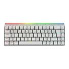 Teclado Mecânico 60% Pcyes Shiyan White Ghost Rgb - Switch Blue - Tpshwgbl