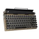 Teclado mecânico Adventurers Typewriter Retro 83 teclas