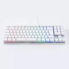 Teclado mecanico aplus tech barak branco switch blue