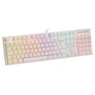 Teclado mecânico brx gamer mw617 107 teclas usb branco c/ rbg