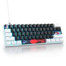 Teclado Mecânico com Fio Ussixchare 60% 31x10x4 cm LED Vermelho Teclado Mecânico com Fio Ussixchare 60% 31x10x4 cm LED Vermelho
