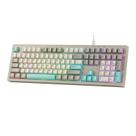 Teclado Mecânico com Membrana e Iluminação RGB MechLands S102 com Fio Teclado Mecânico com Membrana e Iluminação RGB MechLands S102 com Fio