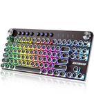 Teclado mecânico de máquina de escrever sem fio WOTIMILON WM87