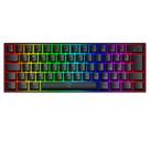 Teclado mecanico fizz rgb switch magnetic k617rgb-m preto