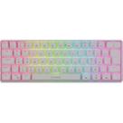 Teclado Mecânico Fortrek Gravity AIR Compact Wireless Branco