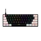 Teclado Mecanico Gamdias Aura Gk2 Usb Tipo C Switch Marrom Preto E Branco Aura Gk2 (Abnt2/brown) Bw