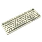 Teclado Mecânico Gamer Ajazz AK992 Retro, USB-C, Switch Vermelho, Layout US, Anti-Ghosting, Branco - AK992 Retro