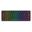 Teclado mecanico gamer akali rgb switch brown redragon k642-rgb preto