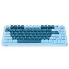 Teclado Mecânico Gamer Aplus Cetus 75 AK200 Switch Red Hotswap LED Azul
