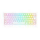 Teclado Mecânico Gamer Draconic Pro RGB Switch Marrom ABNT2 Branco - K530W-RGB-PRO