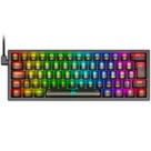 Teclado mecanico gamer fizz rgb switch crystal redragon k617ctb-rgb clear black Teclado mecanico gamer fizz rgb switch crystal redragon k617ctb-rgb clear black