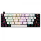 Teclado Mecânico Gamer Gamdias AURA GK2, RGB, Switch Blue, ABNT2, 60%, White/Black, AURA GK2 (ABNT2