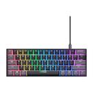 Teclado Mecânico Gamer GXTrust Gaming 867 Acira Mini, RGB, 60%, USB-A e USB-C, Preto - 24882