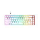 Teclado Mecânico Gamer Hyrax Thunder Pro, Switch Huano Vermelho, RGB, Layout 65%, USB-C, ABNT2, Branco - HCK65W-RED-RGB Teclado Mecânico Gamer Hyrax Thunder Pro, Switch Huano Vermelho, RGB, Layout 65%, USB-C, ABNT2, Branco - HCK65W-RED-RGB