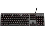 Teclado Mecânico Gamer Logitech G413 Carbon com Layout ABNT2, Iluminação Vermelha, USB Passthrough e Switch Exclusivo Romer-G