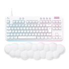 Teclado mecanico gamer logitech g713 aurora lightspeed rgb switch gx red linear branco 920-010705