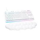 Teclado Mecânico Gamer Logitech G713, Coleção Aurora, Switch GX Red Linear, RGB LIGHTSYNC, Layout ABNT2, Apoio para Mãos, Branco - 920-010705