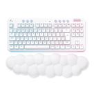 Teclado mecanico gamer logitech g715 aurora lightspeed rgb switch gx red linear branco 920-010706