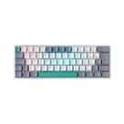 Teclado Mecânico Gamer Machenike K500-B61, RGB, Switch Huano Red, Branco - MAC-K500-B61WR-ABNT2