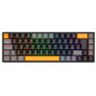 Teclado Mecânico Gamer Machenike K500 B68, RGB, ABNT2, Switch Red Linear, Preto, JJ02GB00K