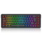 Teclado mecanico gamer nova rgb dragon chant linear k709-rgb preto