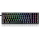 Teclado mecanico gamer pollux rgb switch blue redragon k628-rgb-b preto