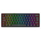 Teclado Mecânico Gamer Redragon Akali ABNT2 RGB USB Switch Marrom Preto -K642-RGB