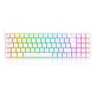 Teclado Mecânico Gamer Redragon Ashe - ABNT2 - RGB Chroma - Switch Blue - Branco - K626-KB-W