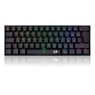 Teclado Mecânico Gamer Redragon Dragonborn, RGB, Switch Brown, ABNT2, Black