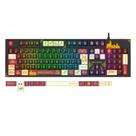 Teclado Mecânico Gamer Redragon Harry Potter Amsa Hogwarts Special Edition RGB Preto