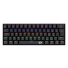 Teclado Mecânico Gamer Redragon Lakshmi - ABNT2 - Iluminação Rainbow - Switch Azul - K606R-BLUE