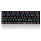 Teclado Mecânico Gamer Redragon Lakshmi, Rainbow RED, Switch, ABNT2, Preto - K606R (PT-RED)