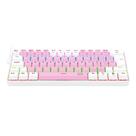 Teclado Mecânico Gamer Redragon Lakshmi, Rainbow, Switch Blue, ABNT2, Pink/White