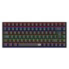 Teclado Mecânico Gamer Redragon Phantom, Iluminação Rainbow, Switch Marrom, Cabo USB-C Removível, ABNT2, Preto - K629-KB (PT-BROWN)