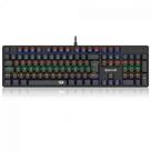 Teclado Mecânico Gamer Redragon Valheim Rainbow, Switch Brown, USB, ABNT2, Full-Size, Black