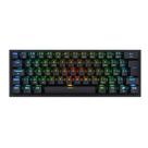 Teclado Mecânico Gamer sem fio Redragon Fizz Pro - ABNT2 - RGB - Switch Marrom - K616-RGB-B
