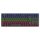 Teclado Mecânico Gamer T-Dagger Bora, Rainbow, Switch Brown, TKL, ABNT2, Preto