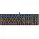 Teclado Mecânico Gamer T-Dagger Rebel, Rainbow, Switch Brown, Full Size, ABNT2, Preto