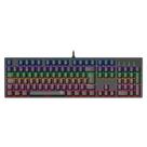 Teclado Mecânico Gamer T-dagger Rebel, RGB, Switch Dust-proof Marrom, ABNT2, USB, Preto --TGK328-BR Teclado Mecânico Gamer T-dagger Rebel, RGB, Switch Dust-proof Marrom, ABNT2, USB, Preto --TGK328-BR