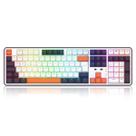 Teclado Mecânico Gamer Wwvern Linear Pro RGB Branco, Preto e Laranja K689WBO-RGB-PRO PT