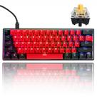 Teclado mecânico Guffercty kred SK61 60% RGB Hot Swap