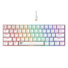 Teclado Mecânico Havit KB903L, RGB, Switch Vermelho, Branco
