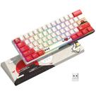 Teclado mecânico HITIME XVX M61 60% sem fio RGB Gateron