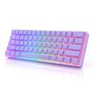 Teclado Mecânico HK GAMING GK61s 61 Teclas RGB com Fio USB