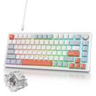 Teclado Mecânico iRoboosta 75% com Fio RGB Hot-Swappable